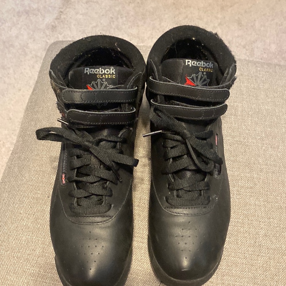 Reebok high top sneakers